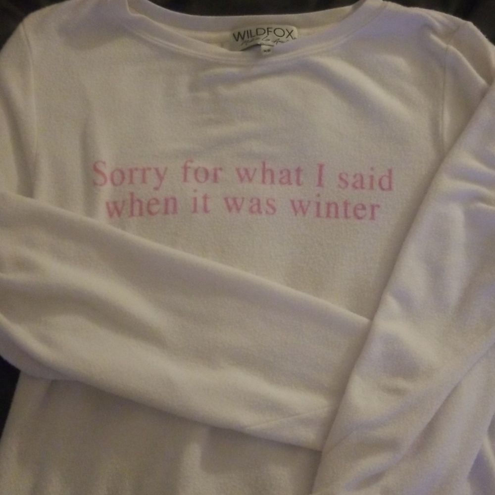 Sorry For What I Said When It Was Winter Wildfox View 4